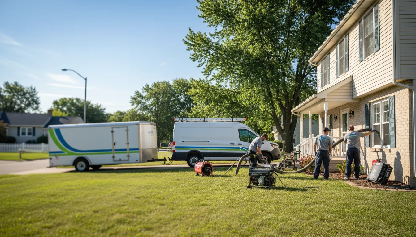 Flooded Basement Restoration And Cleanup With Repair in Braddyville, IA near me